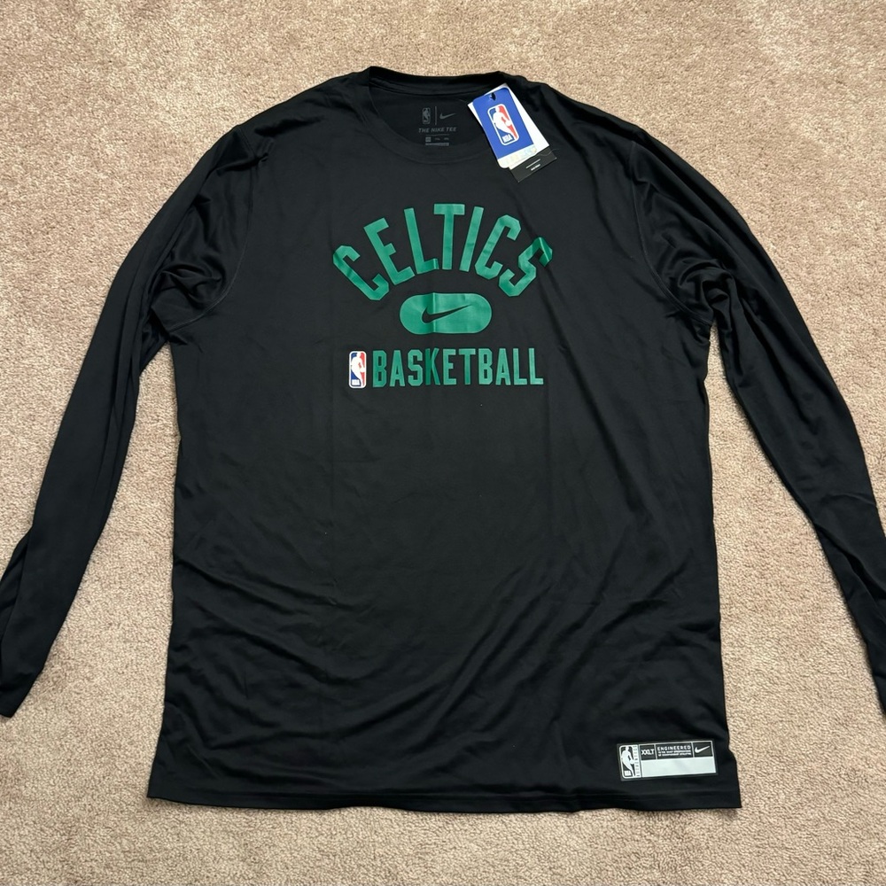 Boston Celtics XXL Tall On Court Warm Up - NWT